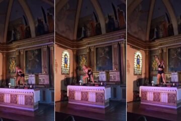 Abogados Cristianos denuncia a la cómica Ane Lindane por “simular una masturbación” con un crucifijo en una iglesia