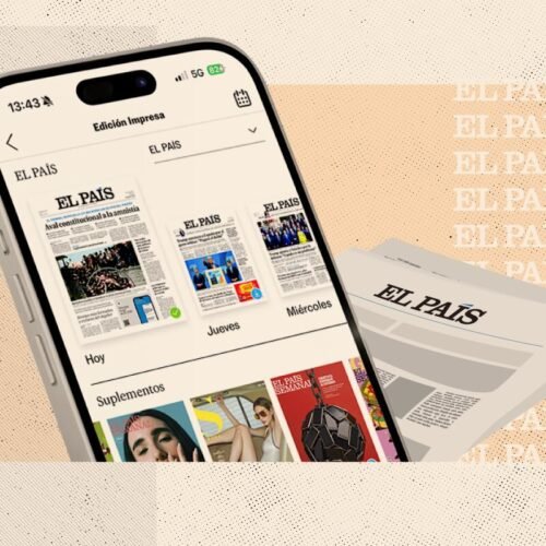 El periódico de papel en el móvil