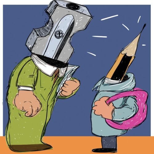 Aulas grandes y pizarras, por favor