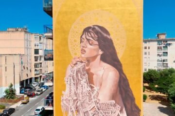 Palermo convierte a Rosalía en “santa” con un enorme mural